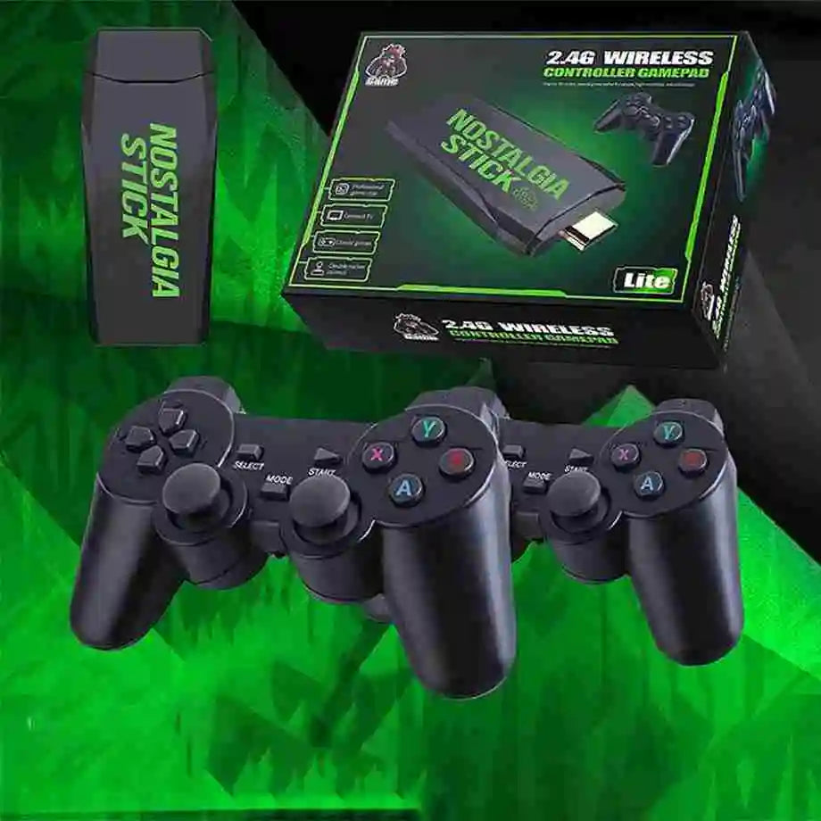 2.4 g Wireless Controller Gamepad | 64GB, Built-in 20,000+ Games | Activity Toy