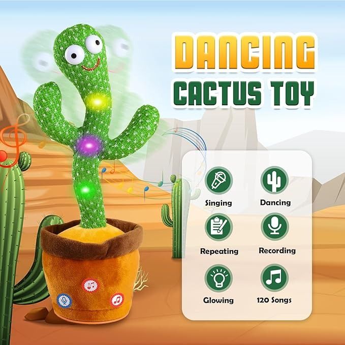 Dancing Cactus Toy | Activity Toy