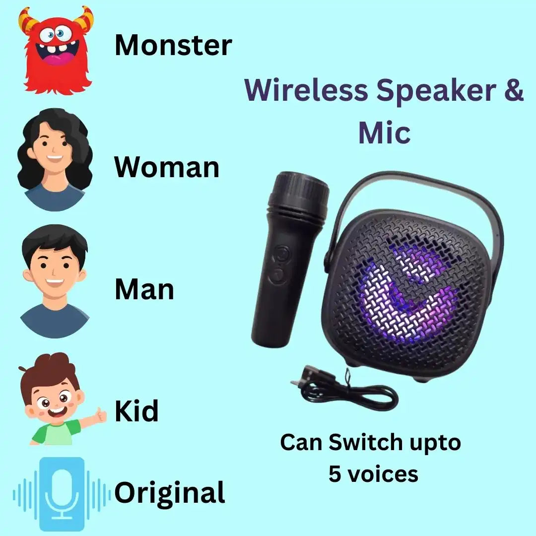 Speaker & Mic (Wireless & Chargeable) | Activity Toy