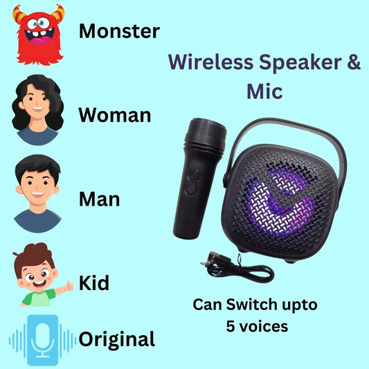 Speaker & Mic (Wireless & Chargeable) | Activity Toy