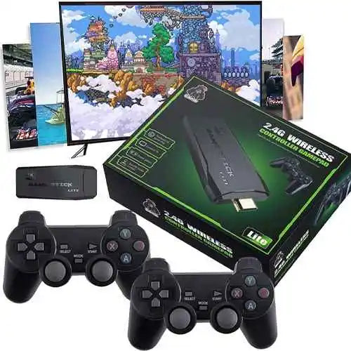 2.4 g Wireless Controller Gamepad | 64GB, Built-in 20,000+ Games | Activity Toy